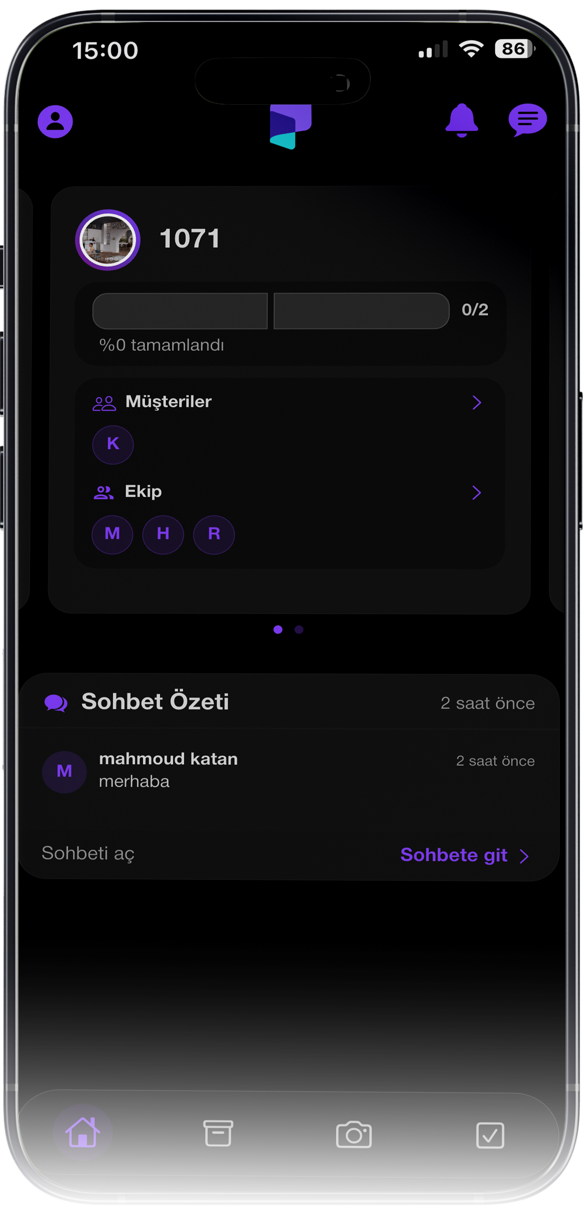 Mobile App Interface